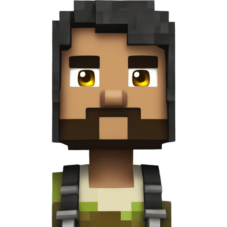 A minecraft hd character emoji