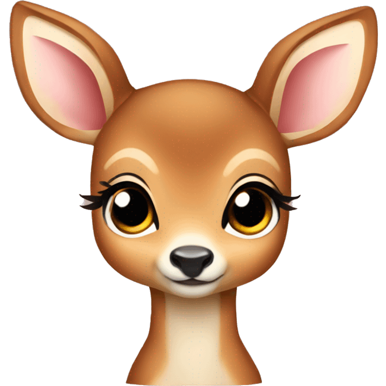 Coquette baby deer emoji