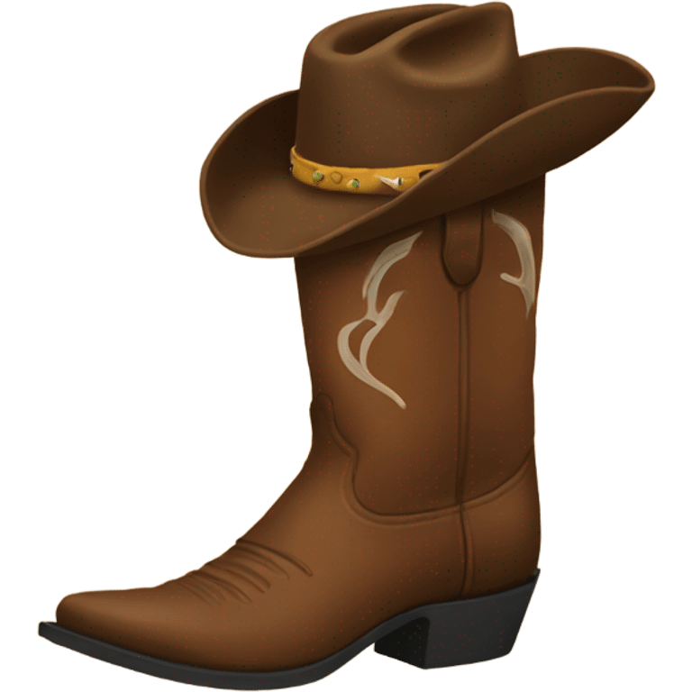 Cowboy boots emoji