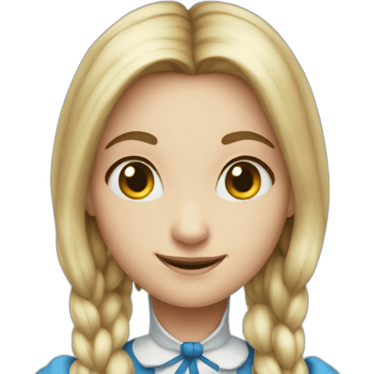 Alice in wonderland emoji