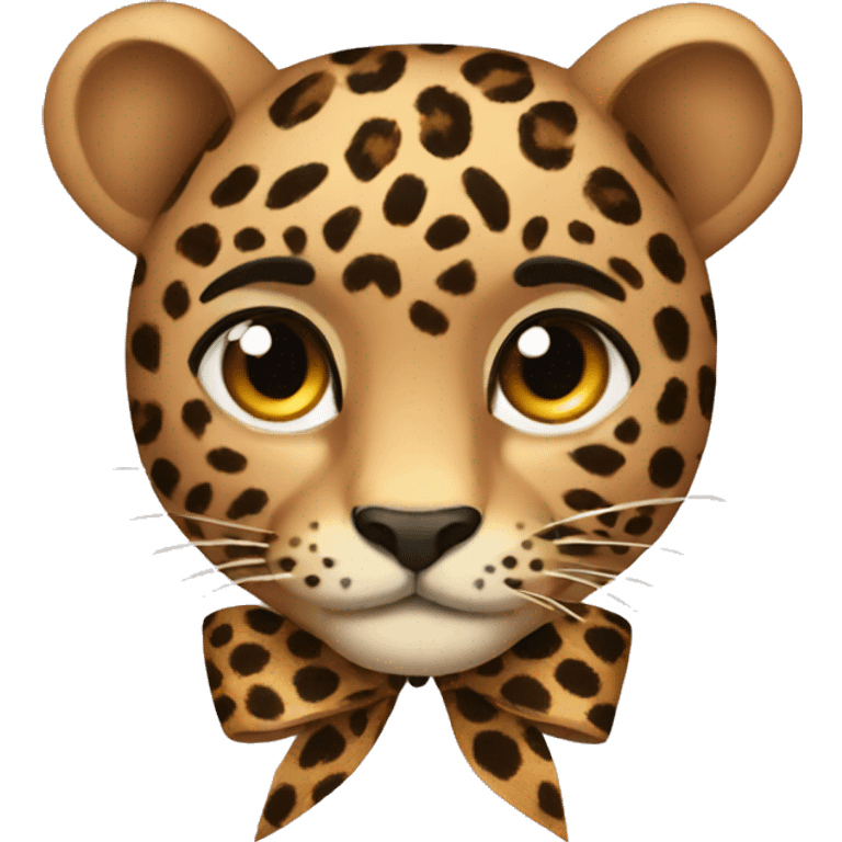 leopard bow emoji