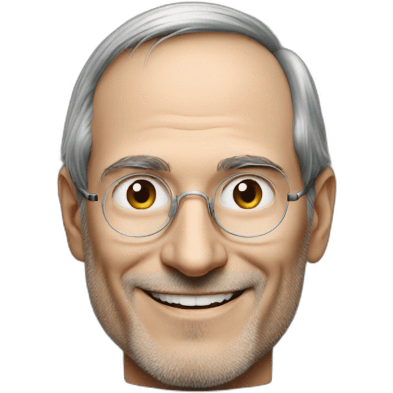 Steve Jobs smile emoji