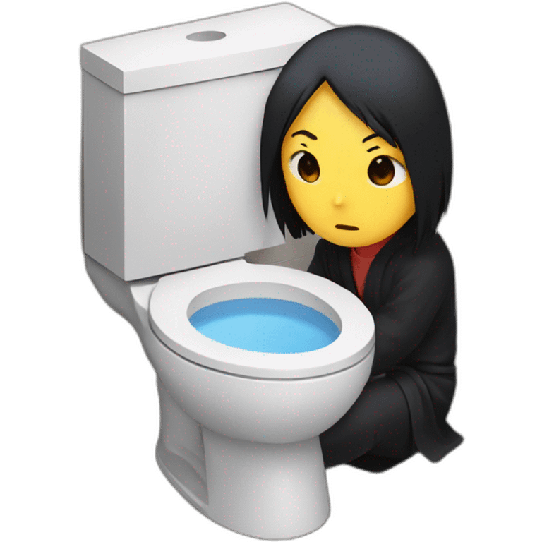 Itachi au toilette emoji