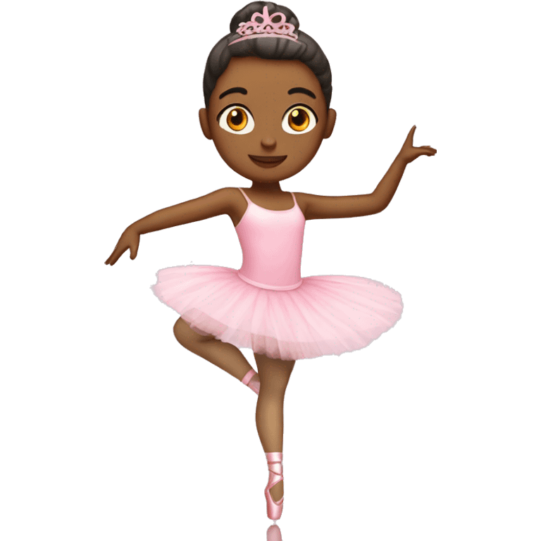 Pink ballerina  emoji