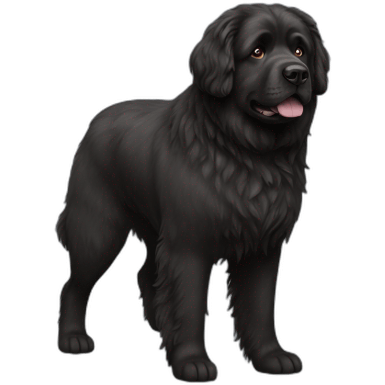 Newfoundland Dog Full Body emoji