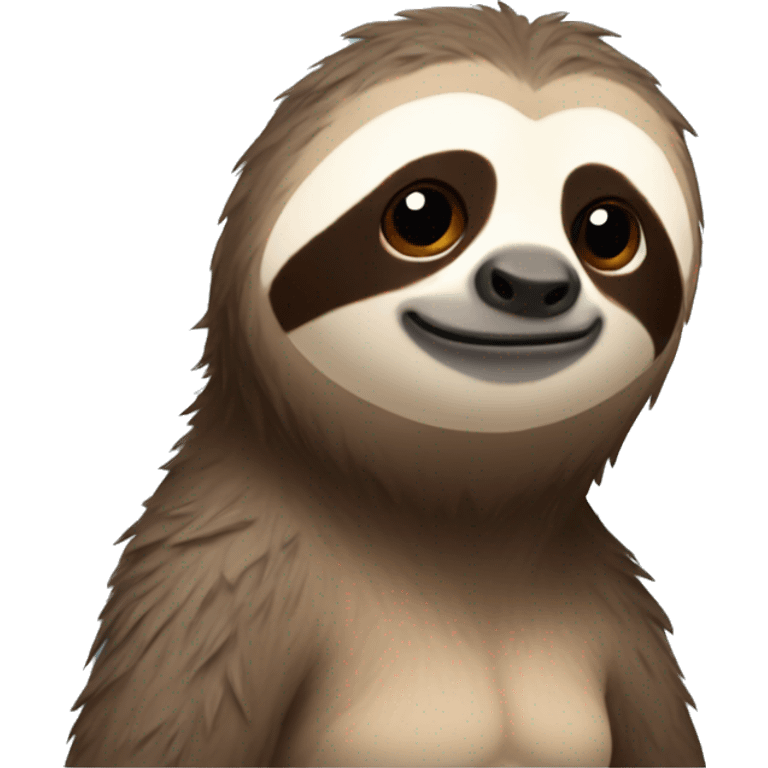 Buff sloth emoji