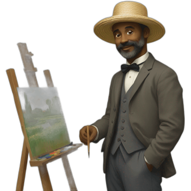 Peinture Monet emoji