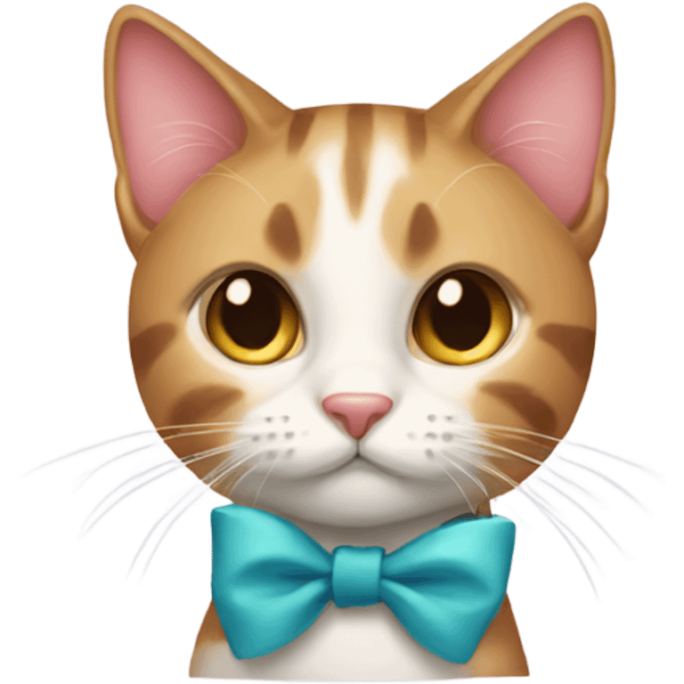 Cat with bows  emoji