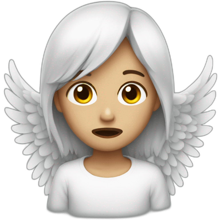 Cry Angel emoji