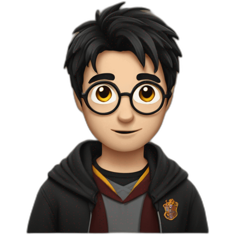 Harry Potter with scar emoji