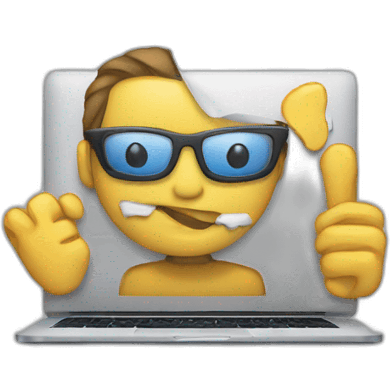 programmer macbook emoji