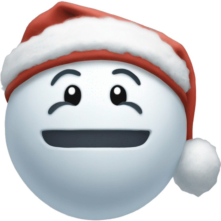 Christmas snowball  emoji