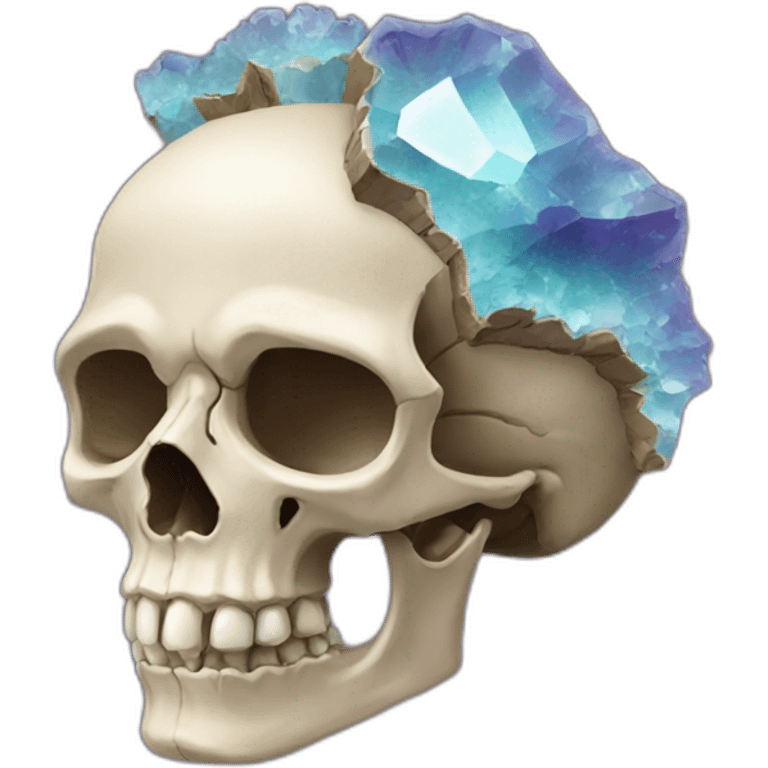 Geode skull emoji