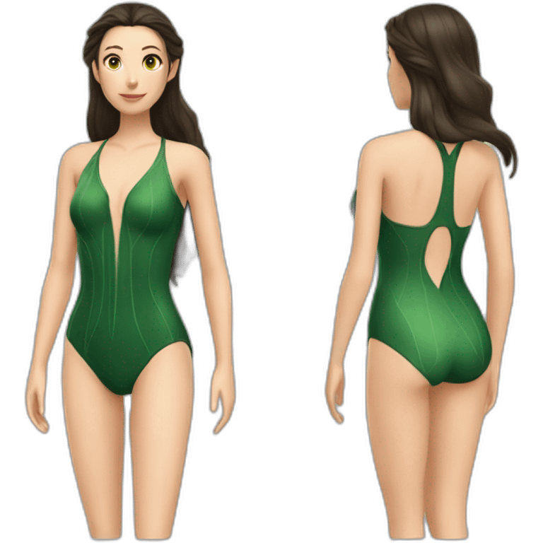 arwen-green-swimsuit emoji