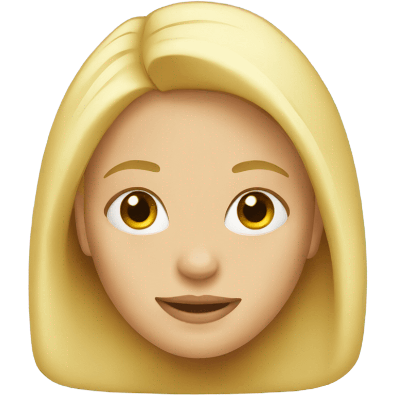 Blonde girl  emoji