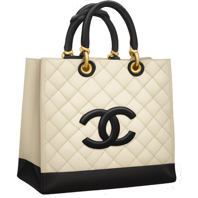 Chanel shopping bag emoji