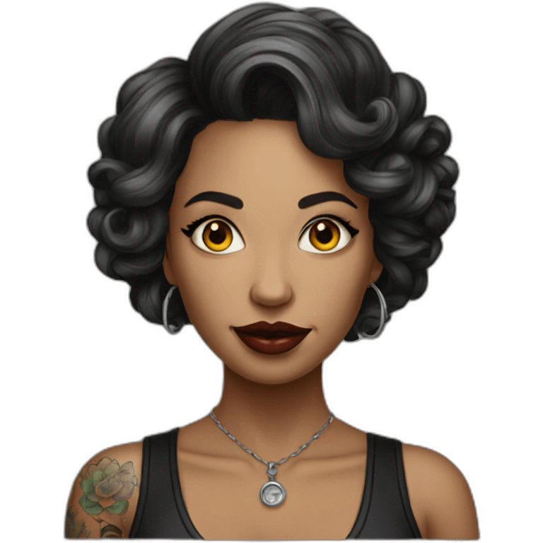 tattoo women artist emoji