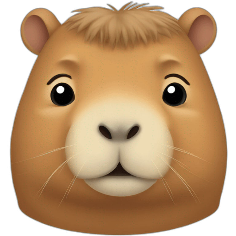 Cute little Chubby Capybara emoji