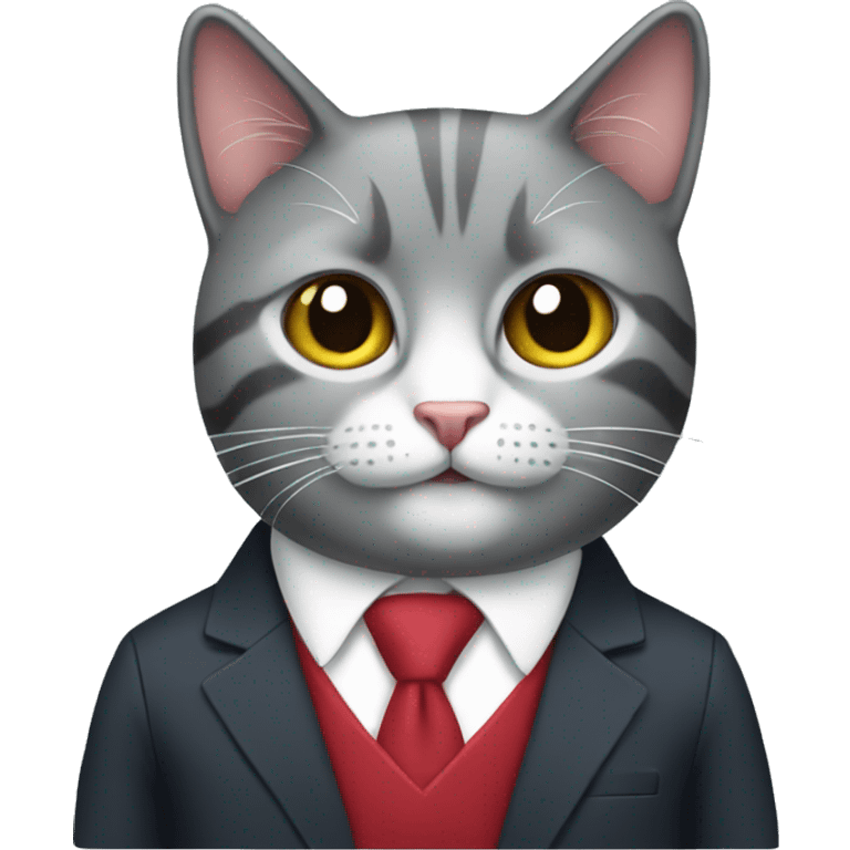 business cat emoji