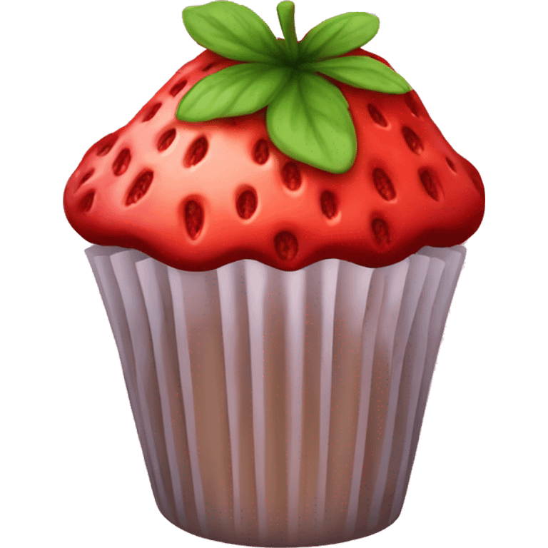 Strawberry muffin  emoji