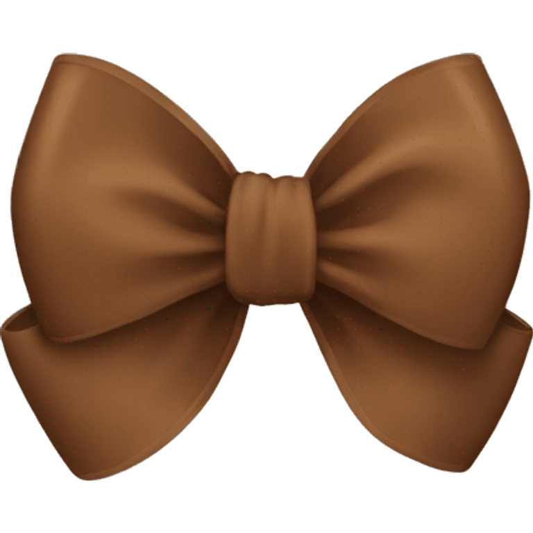 brown bow emoji