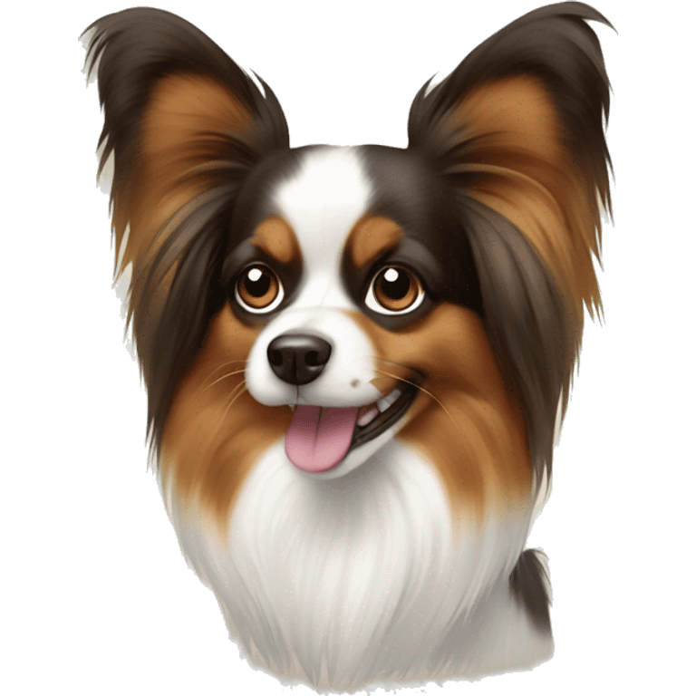 Papillon dog a general emoji