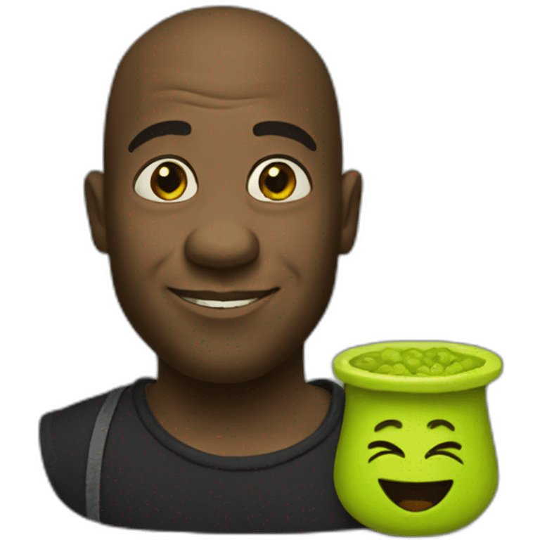 black-shrek emoji