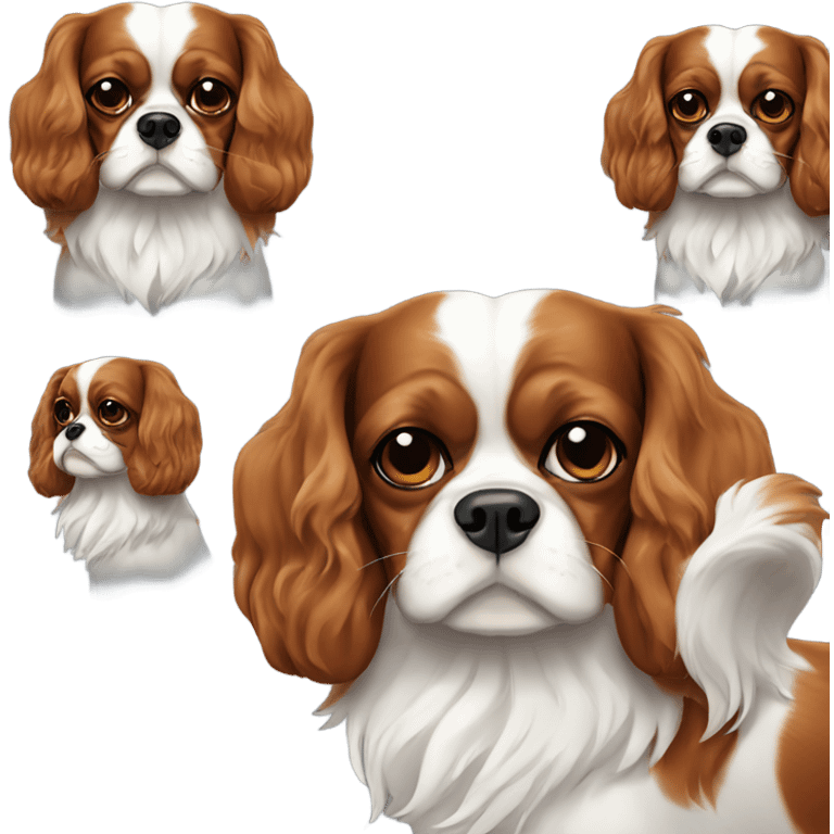 King Charles cavalier emoji