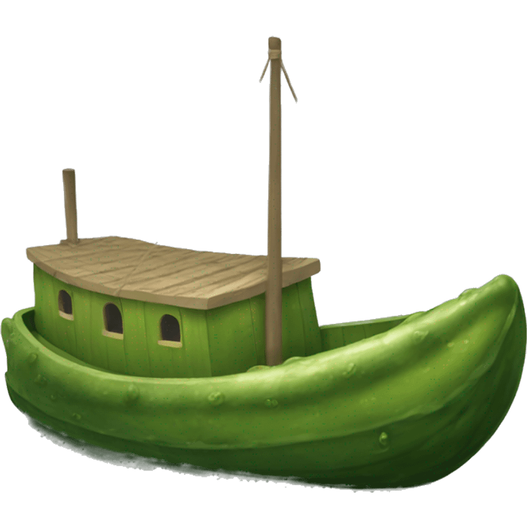 Pickle boat emoji