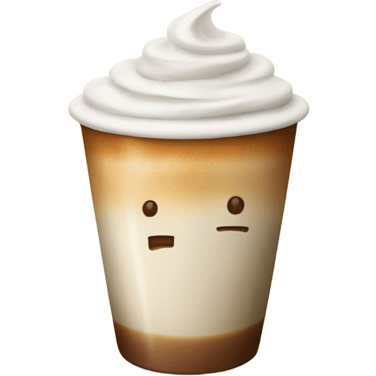 Latte vainilla emoji