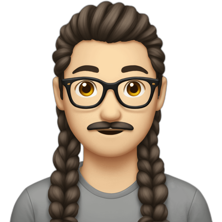 asian-moustache-glasses-ponytail-hairstyle-boyfriend-brune-girlfriend emoji