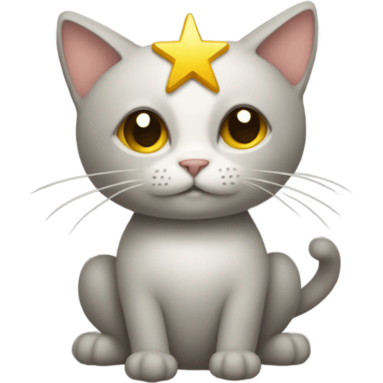 cat with star emoji