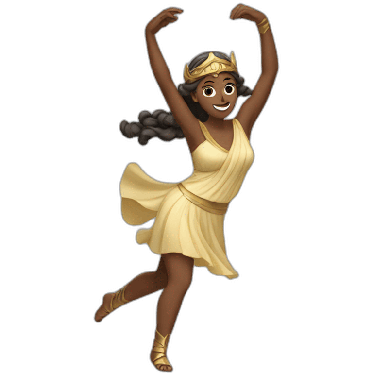 Athena dancing emoji