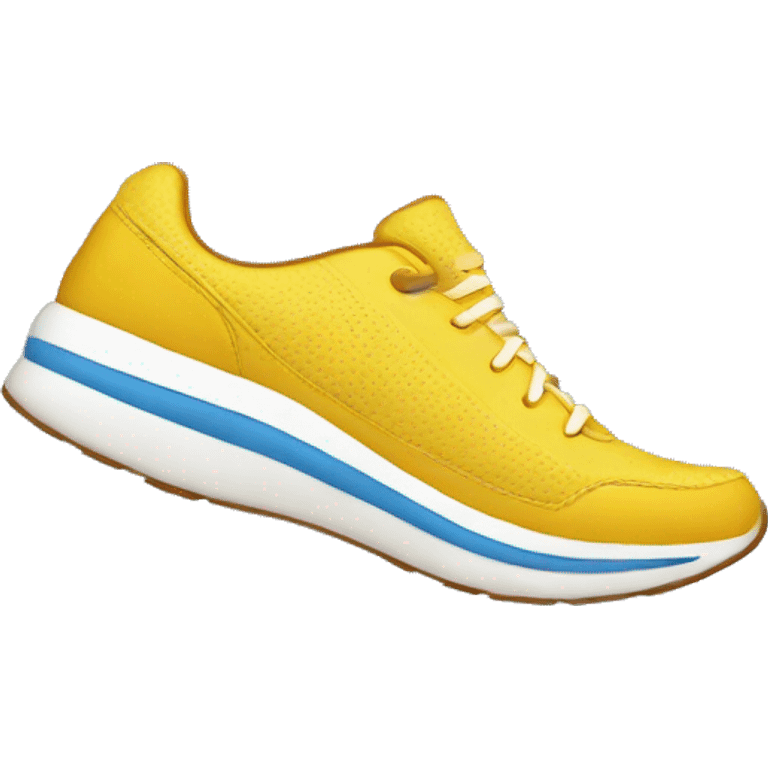 running shoes with wind effect emoji