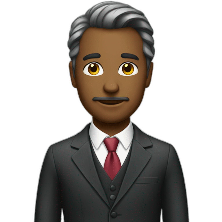 rich man in suit emoji