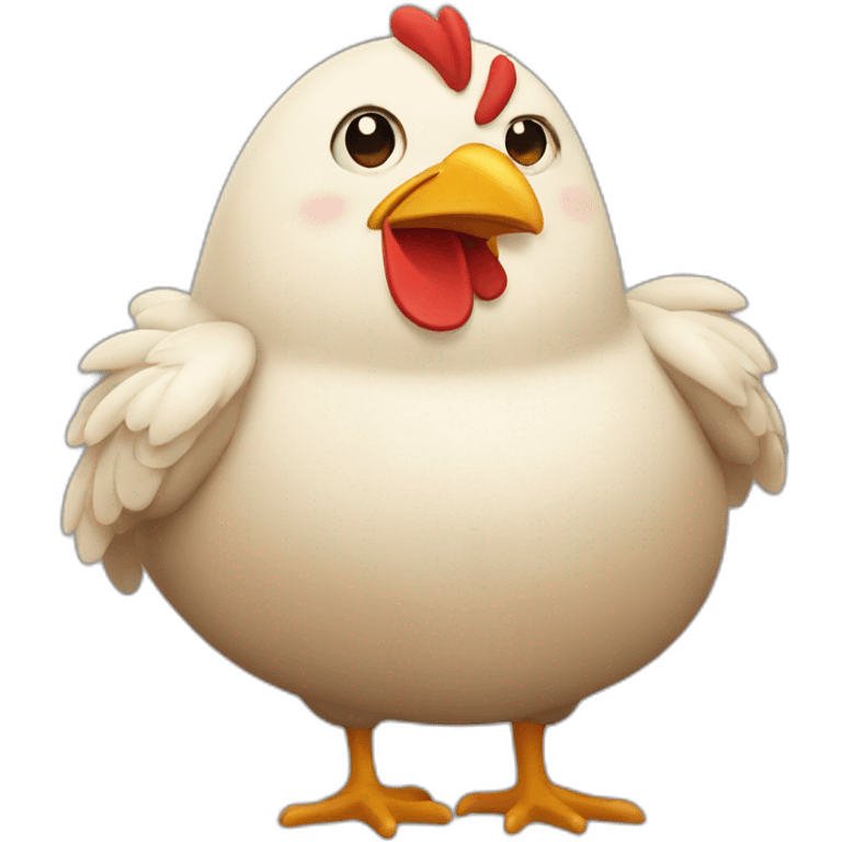 fat fat fat chicken emoji