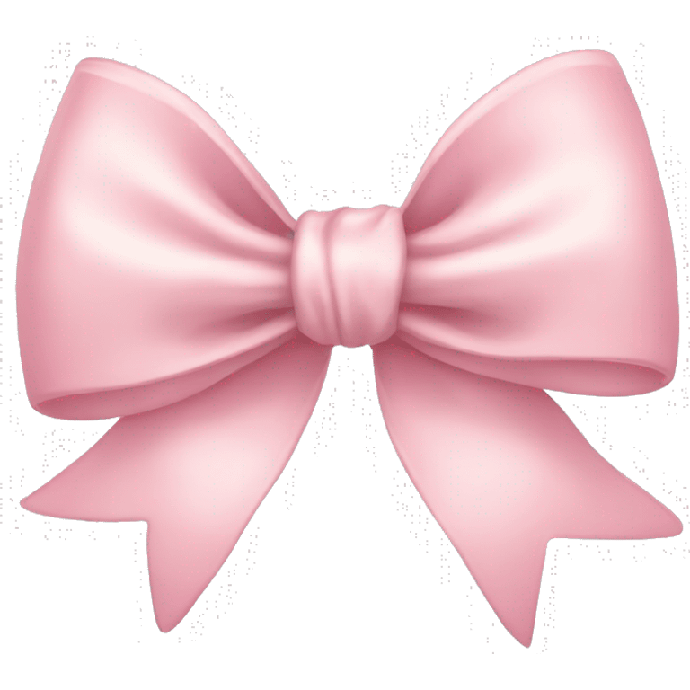 light pink bow emoji