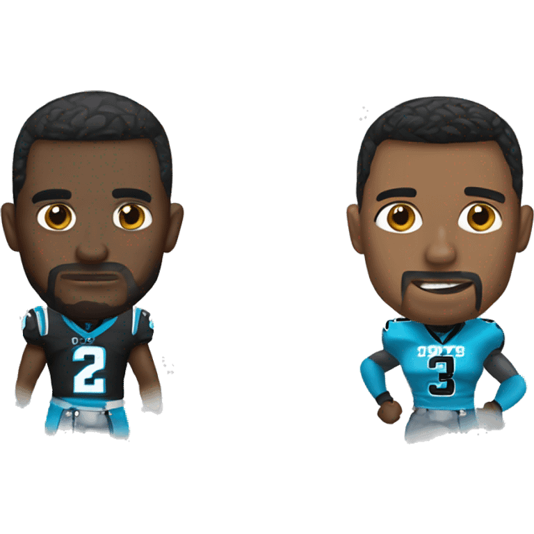 Cowboys vs panthers emoji