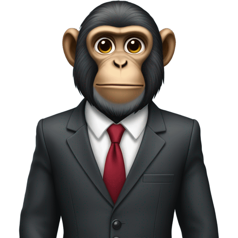 Monkey in a suit emoji