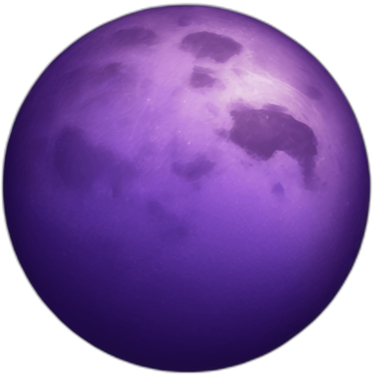 purple moon emoji