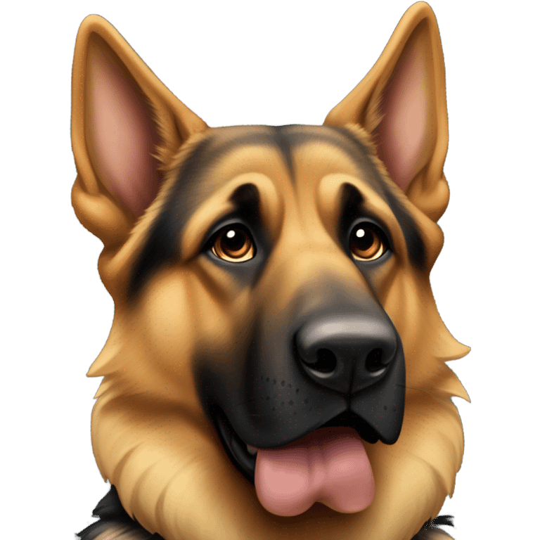 German shepherd  emoji