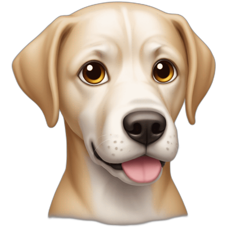 chien qui se cache les yeux emoji