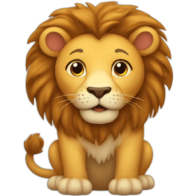 Lion for kindergarten emoji