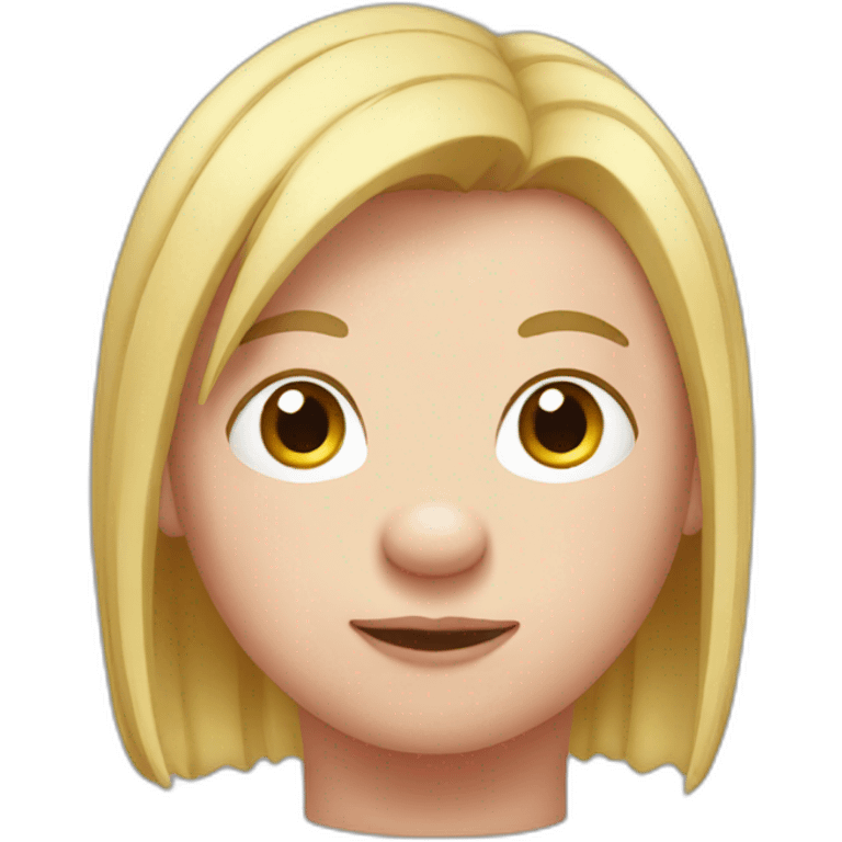 pig with blond hair emoji