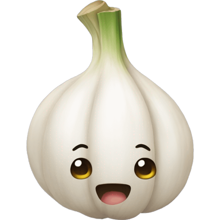 Cute garlic  emoji