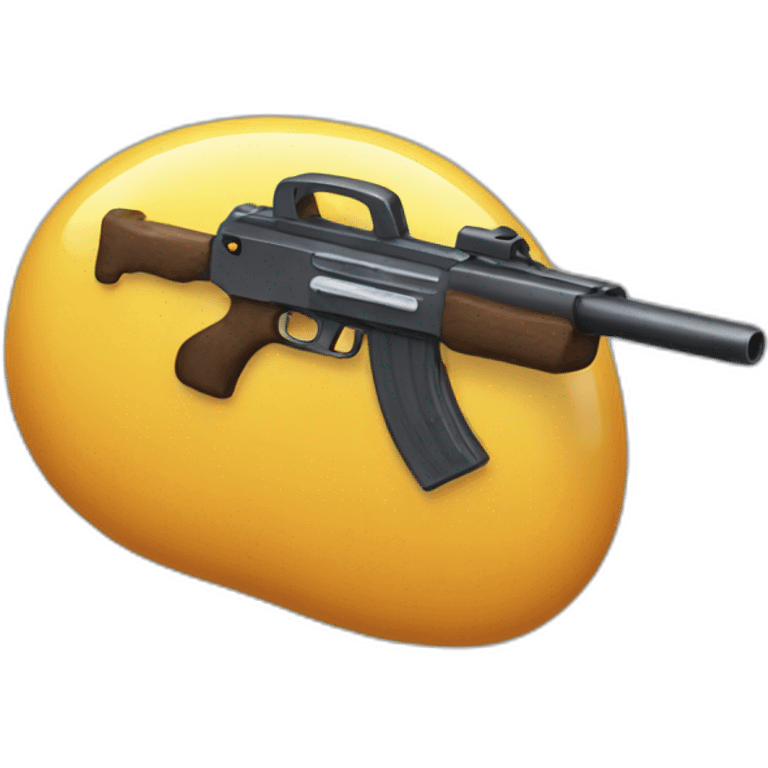 blob emoji rifle emoji