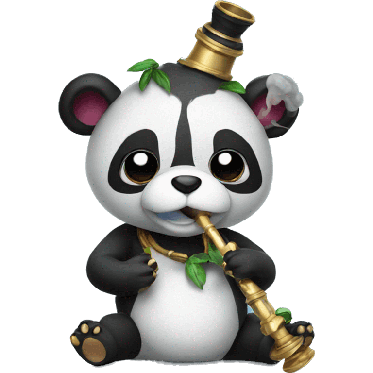 Hookah panda emoji