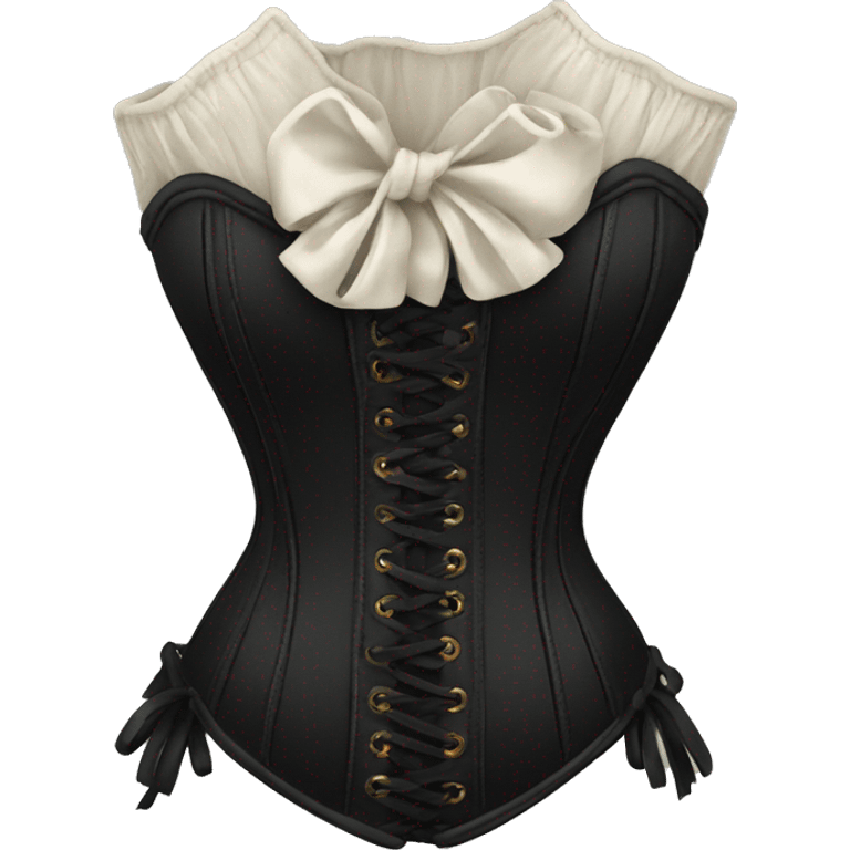  Black corset  emoji