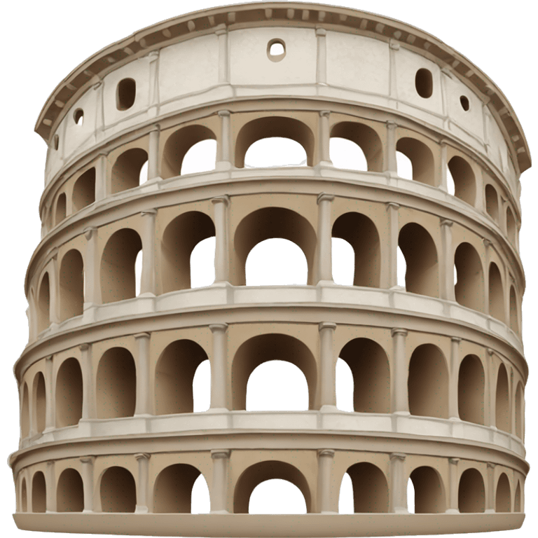 Rome colosseum in apple emoji style emoji