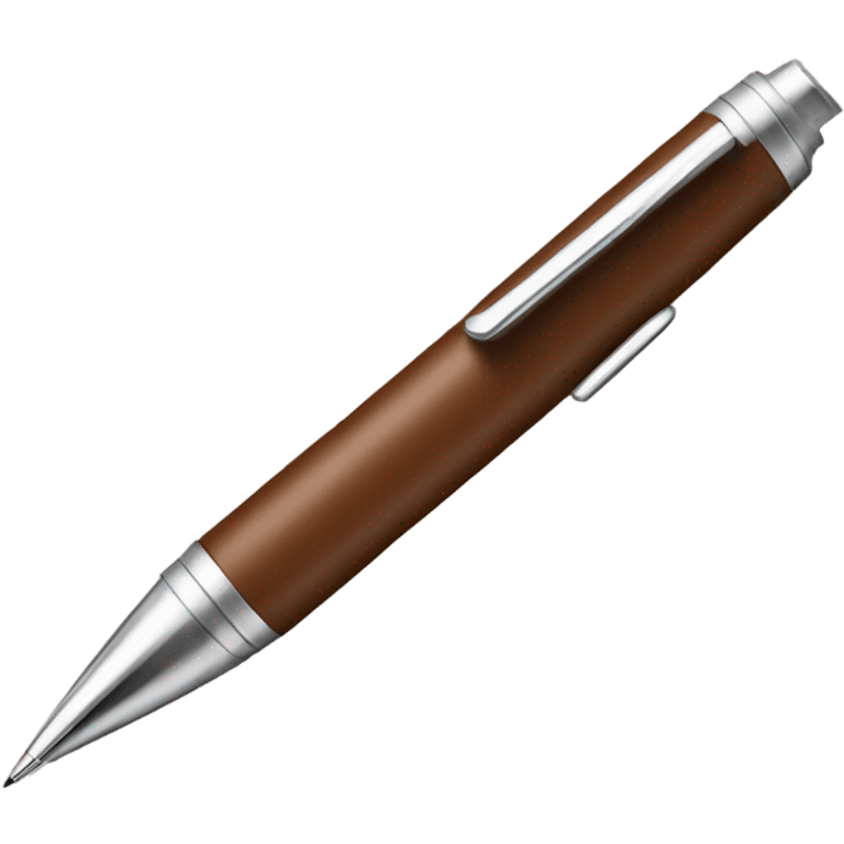 brown pen emoji